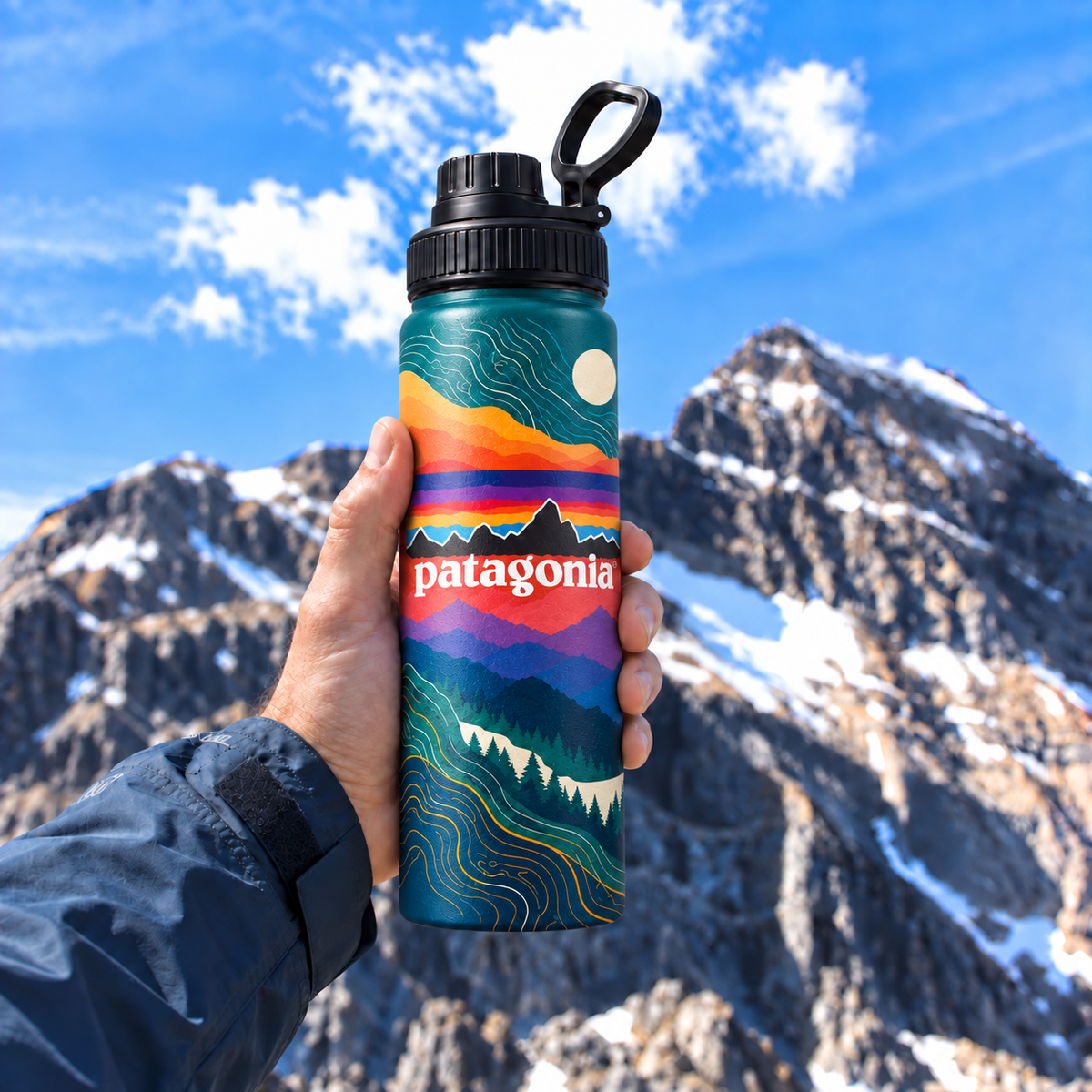 Sunset Ridge — CAIRN Artist Series Insulated Water Bottle 532ml (18 oz)